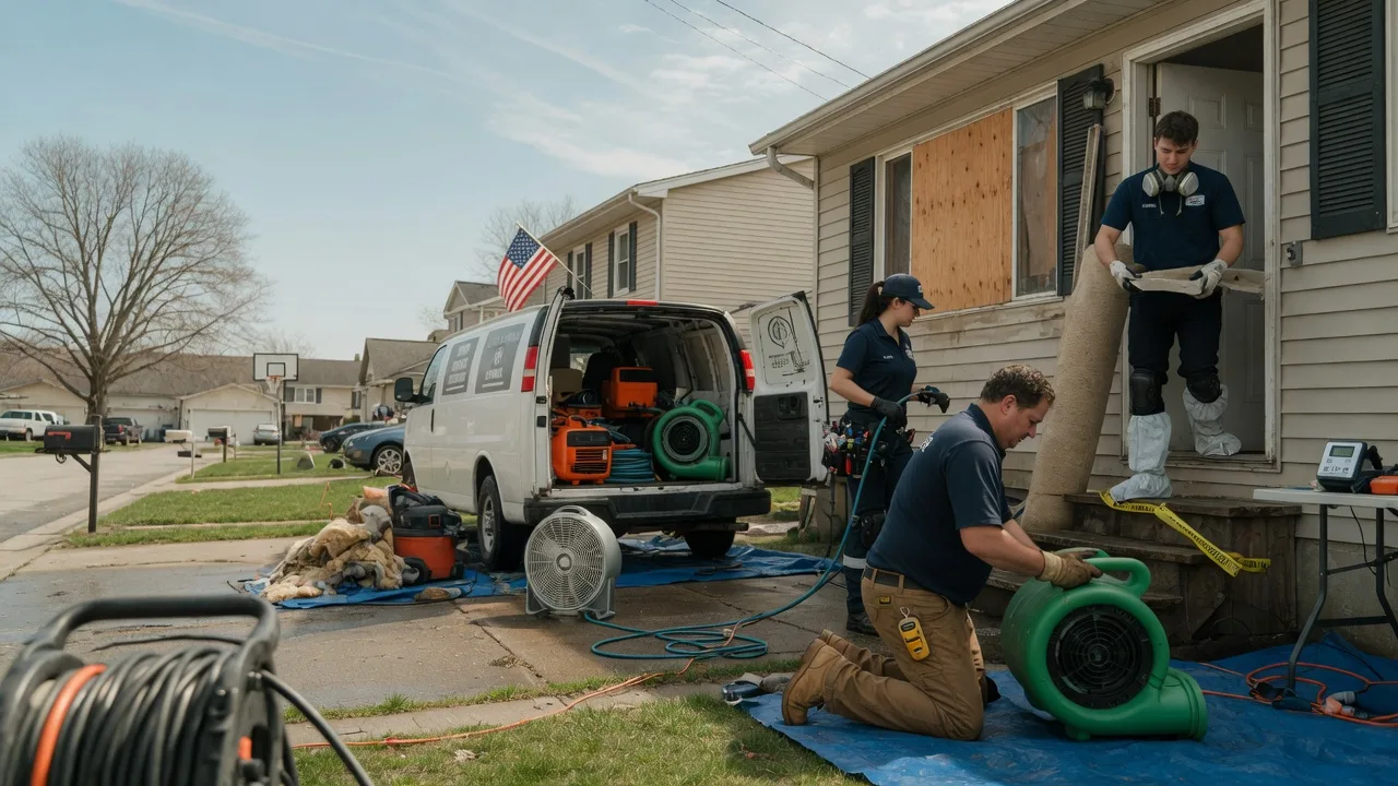 Water Damage Restoration in Plevna, MT near me
